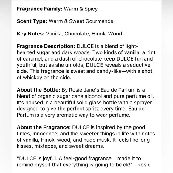 🍫 BY ROSIE JANE Dulce Travel Size - Picture 6 of 6